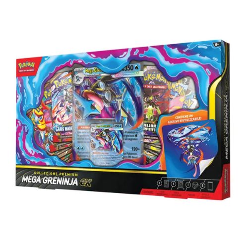 POKEMON Mega Greninja EX –  Collezione Premium In Box (xcm) ITA…x1